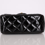 Rare Chanel 1991 Patent Bijoux Mini Turnlock Camera Bag - FashioNica
