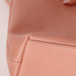 Rare Chanel 1991 Rose Sakura Caviar Turnlock Pocket Tote 24K GP - FashioNica
