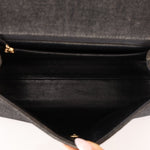 Rare Chanel 1994 Black Denim Small Kelly Top Handle - FashioNica