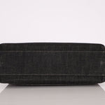 Rare Chanel 1994 Black Denim Small Kelly Top Handle - FashioNica