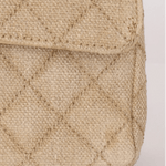 Rare Chanel 1994 Hemp Small Classic Double Flap Bag 24k GP - FashioNica