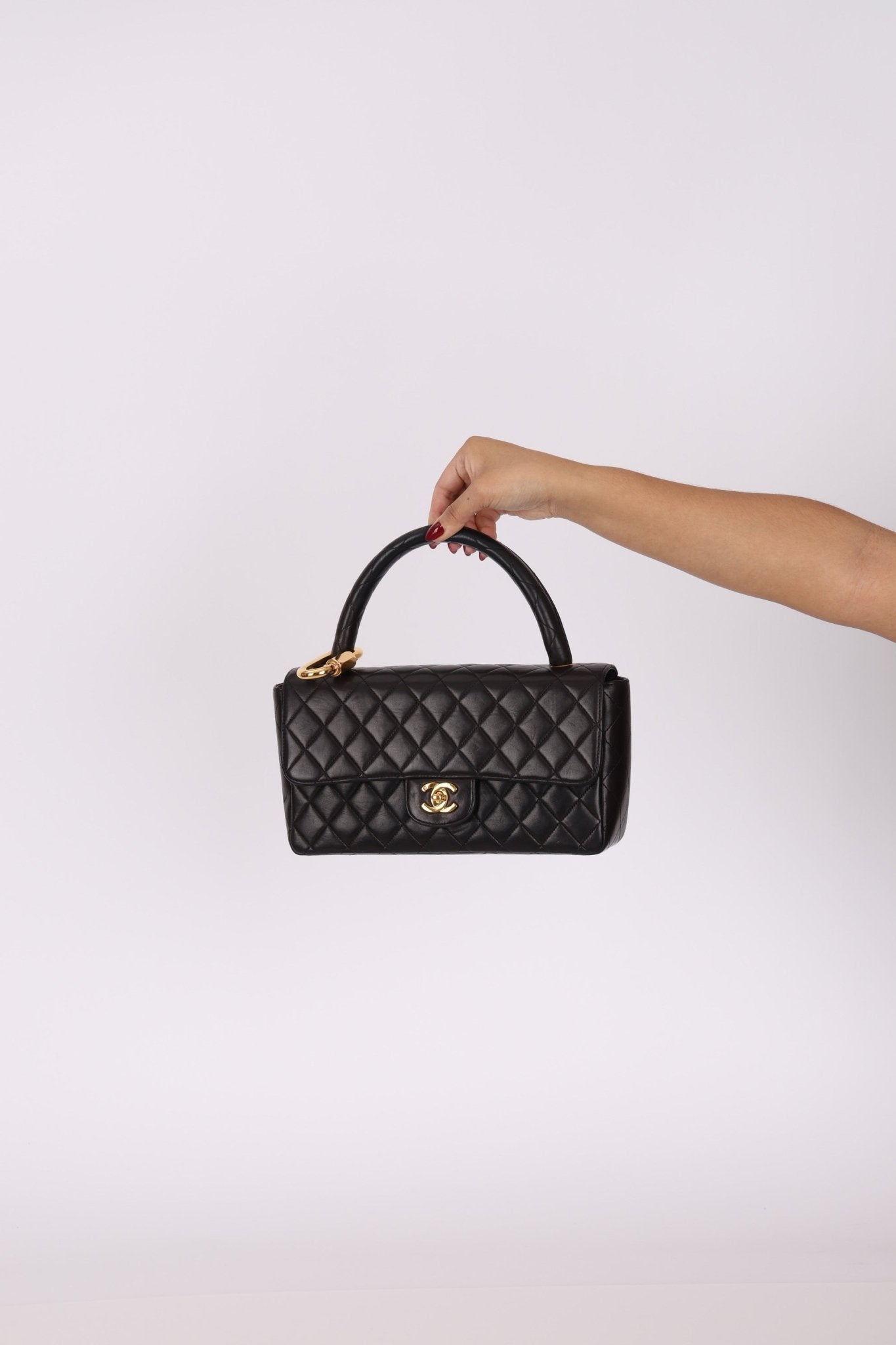 Rare Chanel 1994 Lambskin Parent and Child Kelly - FashioNica