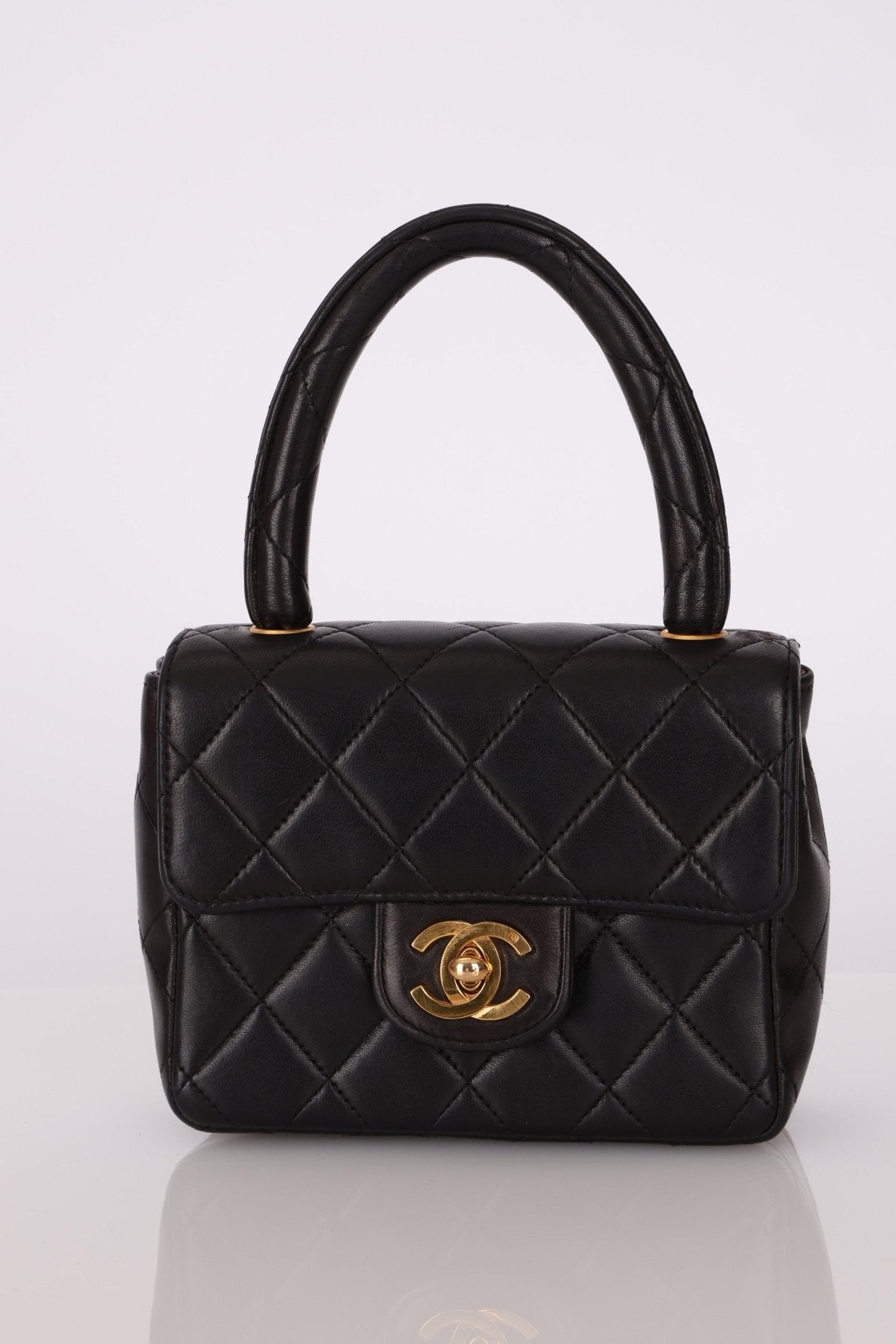 Rare Chanel 1994 Lambskin Parent and Child Kelly - FashioNica