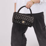 Rare Chanel 1994 Lambskin Parent and Child Kelly - FashioNica