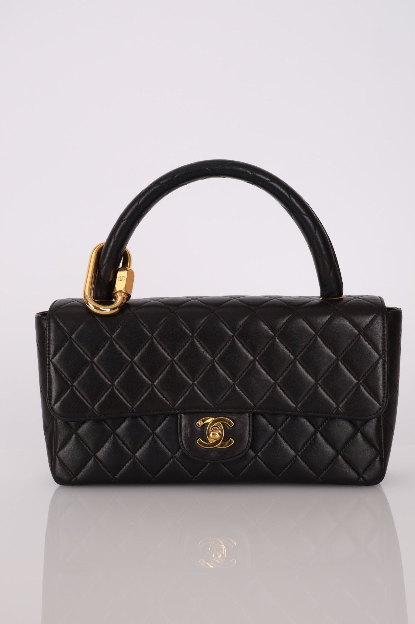 Rare Chanel 1994 Lambskin Parent and Child Kelly - FashioNica