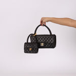 Rare Chanel 1994 Lambskin Parent and Child Kelly - FashioNica