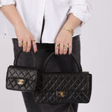 Rare Chanel 1994 Lambskin Parent and Child Kelly - FashioNica