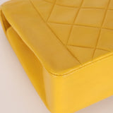 Rare Chanel 1994 Lemon Lambskin Small Diana - FashioNica
