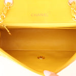 Rare Chanel 1994 Lemon Lambskin Small Diana - FashioNica