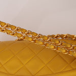 Rare Chanel 1994 Lemon Lambskin Small Diana - FashioNica
