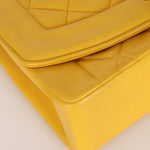 Rare Chanel 1994 Lemon Lambskin Small Diana - FashioNica