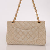 Rare Chanel 1994 Linen Medium Classic Flap - FashioNica