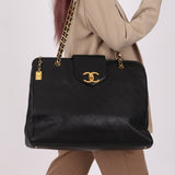 Rare Chanel 1994 XL Supermodel Tote - FashioNica