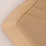 Rare Chanel 1995 Beige Caviar Diagonal Stitch Jumbo Flap Bag 24k GP - FashioNica