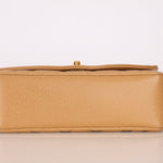 Rare Chanel 1995 Dark Beige Caviar Small Diana 24K GP - FashioNica