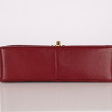 Rare Chanel 1996 Bordeaux Lambskin Medium Diana Flap Bag 24k GP - FashioNica