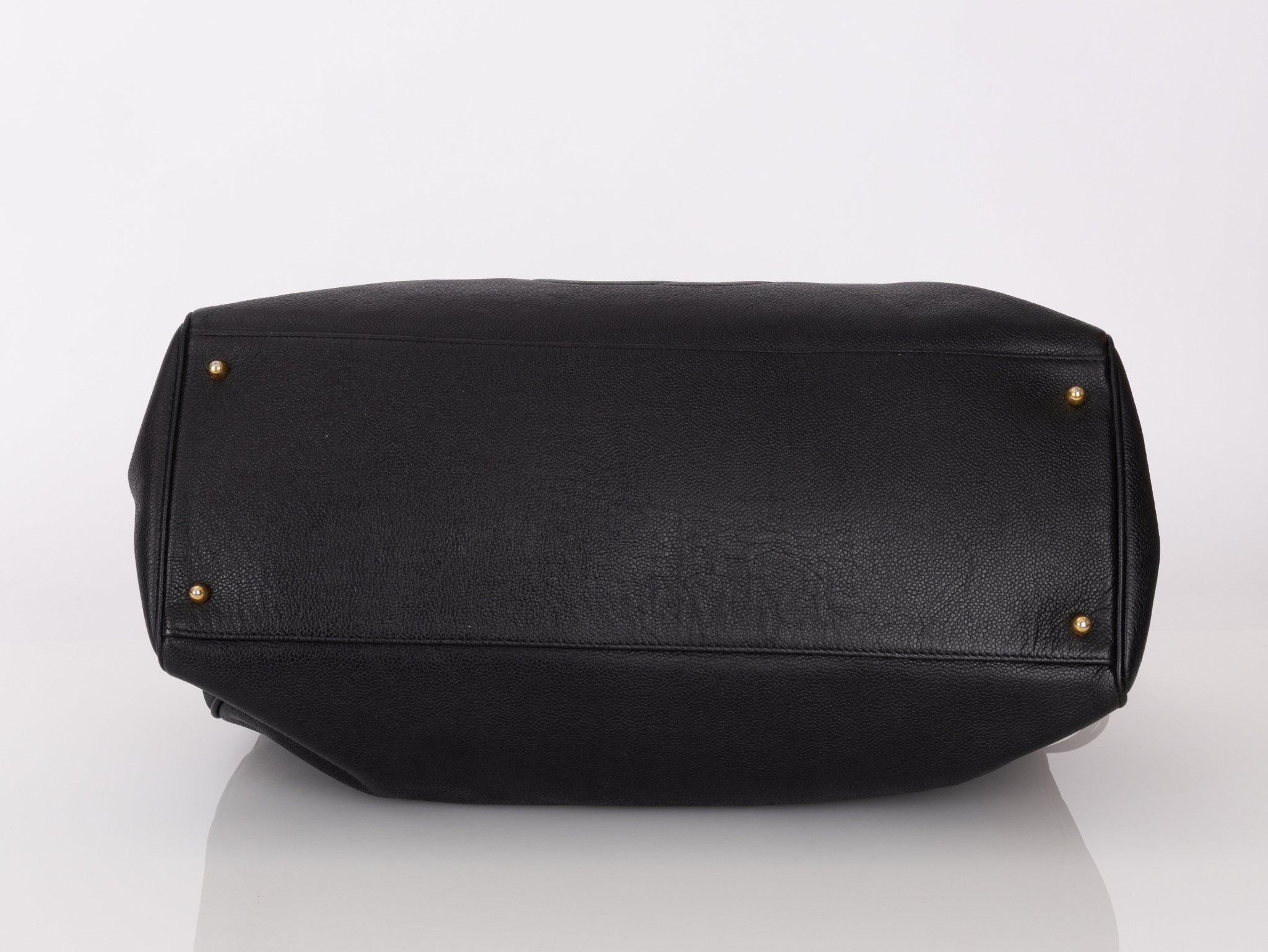 Rare Chanel 1996 Caviar Double - Sided Supermodel Tote - FashioNica