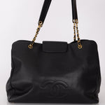 Rare Chanel 1996 Caviar Double - Sided Supermodel Tote - FashioNica