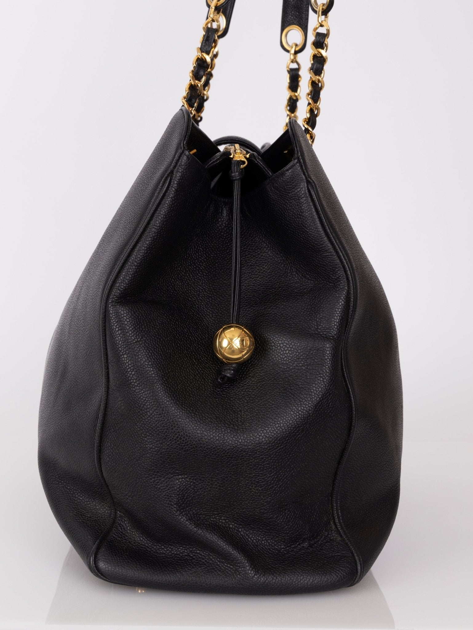 Rare Chanel 1996 Caviar Double - Sided Supermodel Tote - FashioNica