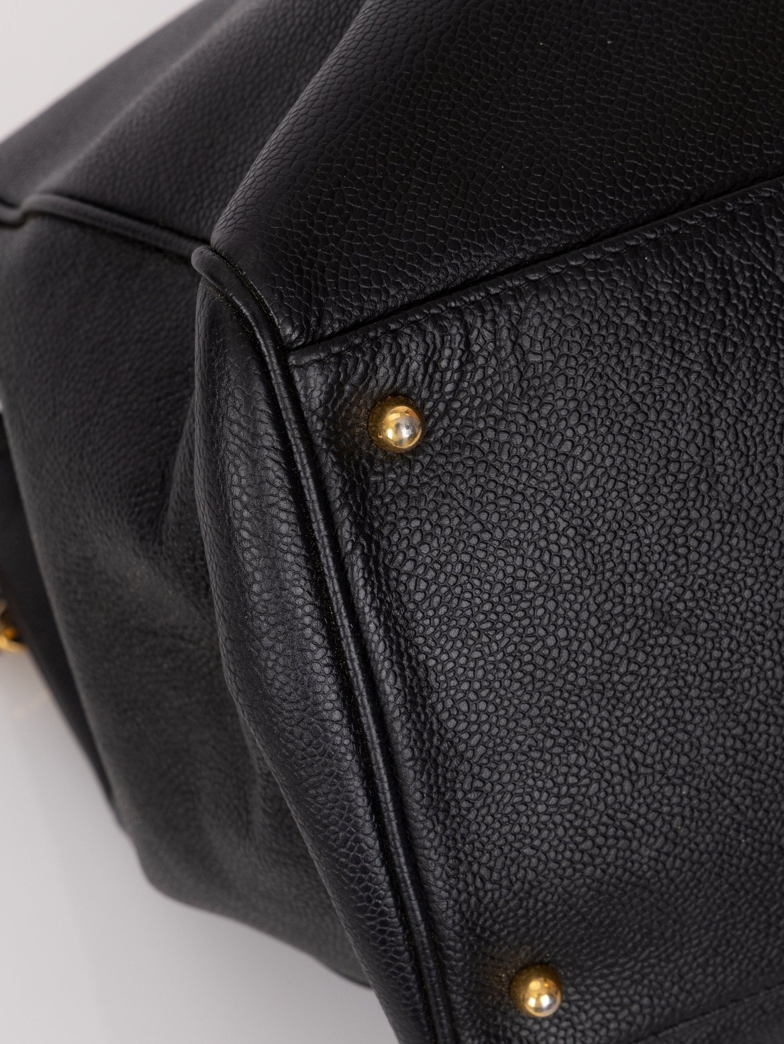 Rare Chanel 1996 Caviar Double - Sided Supermodel Tote - FashioNica