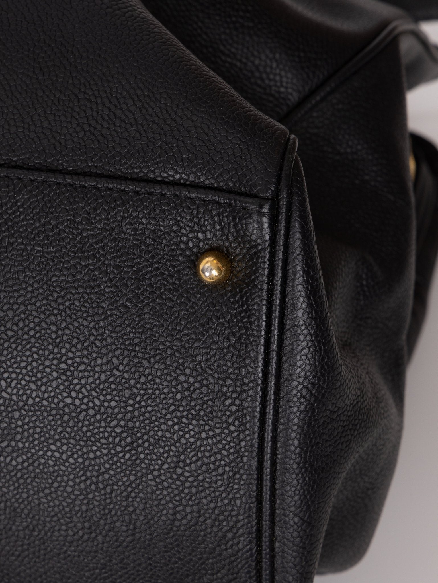 Rare Chanel 1996 Caviar Double - Sided Supermodel Tote - FashioNica