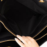 Rare Chanel 1996 Caviar Double - Sided Supermodel Tote - FashioNica