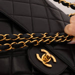 Rare Chanel 1996 Lambskin Double Sided Turnlock Classic Flap Bag 24K GP - FashioNica