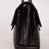 Rare Chanel 1996 Lambskin Double Sided Turnlock Classic Flap Bag 24K GP - FashioNica