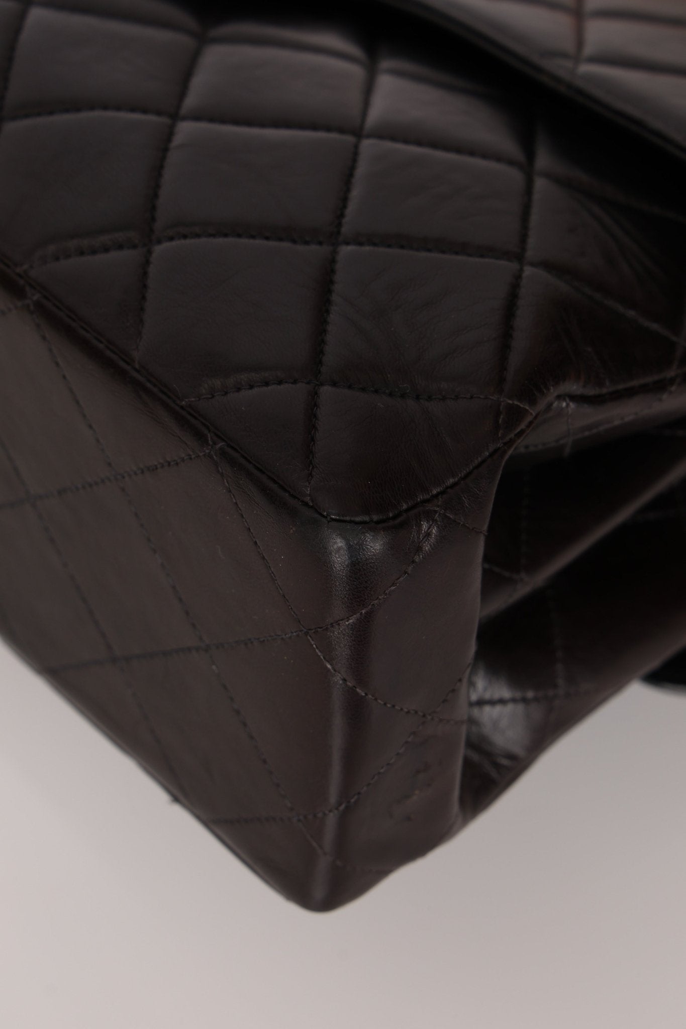 Rare Chanel 1996 Lambskin Double Sided Turnlock Classic Flap Bag 24K GP - FashioNica