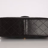 Rare Chanel 1996 Lambskin Double Sided Turnlock Classic Flap Bag 24K GP - FashioNica