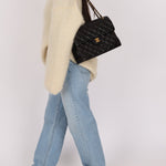 Rare Chanel 1996 Lambskin Double Sided Turnlock Classic Flap Bag 24K GP - FashioNica