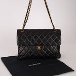 Rare Chanel 1996 Lambskin Double Sided Turnlock Classic Flap Bag 24K GP - FashioNica