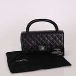 Rare Chanel 1996 Lambskin East West Kelly Top Handle SHW - FashioNica