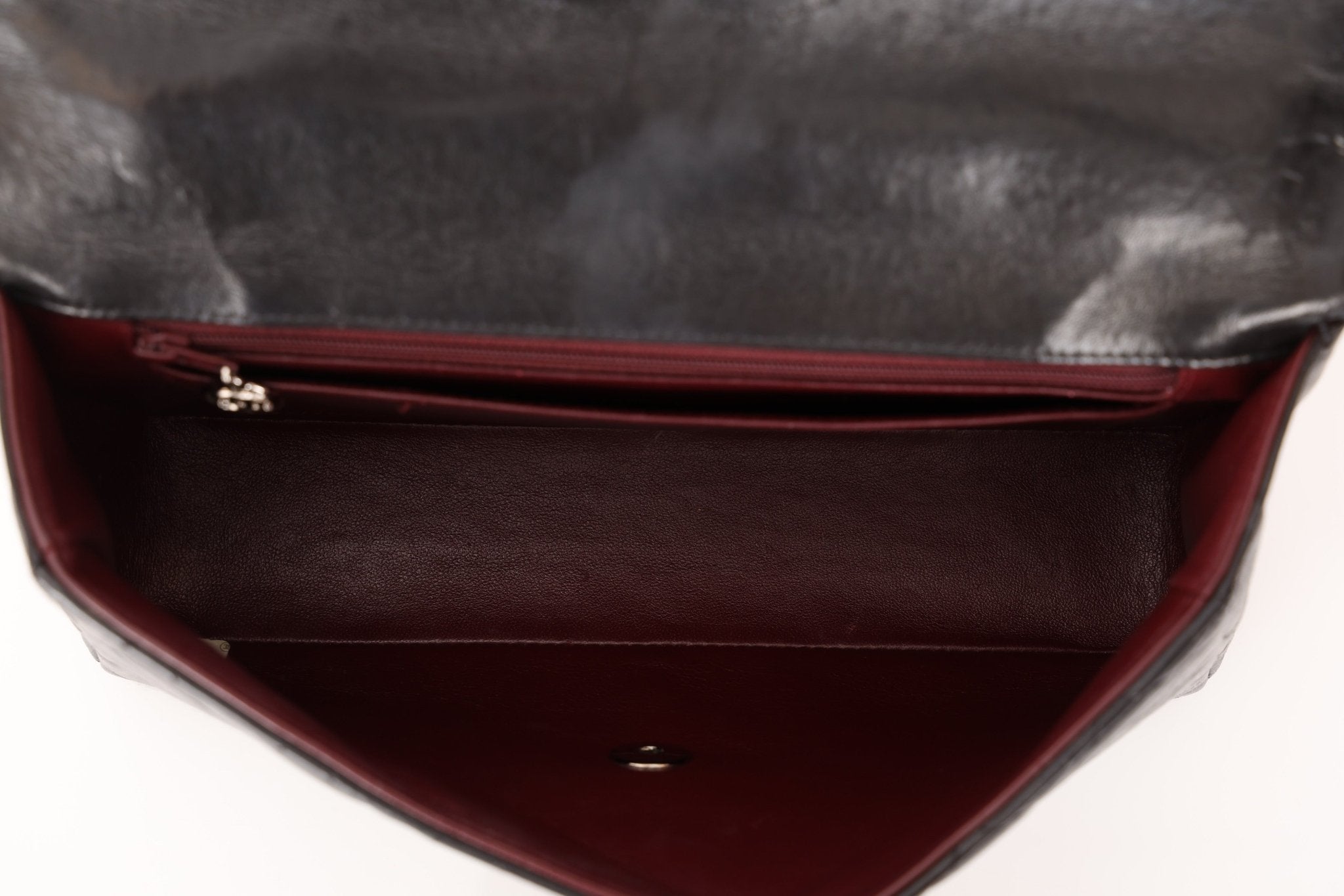 Rare Chanel 1996 Lambskin East West Kelly Top Handle SHW - FashioNica