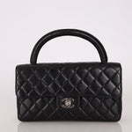 Rare Chanel 1996 Lambskin East West Kelly Top Handle SHW - FashioNica