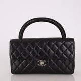 Rare Chanel 1996 Lambskin East West Kelly Top Handle SHW - FashioNica