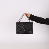 Rare Chanel 1996 Lambskin Large Diana SHW - FashioNica