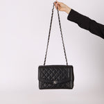 Rare Chanel 1996 Lambskin Large Diana SHW - FashioNica