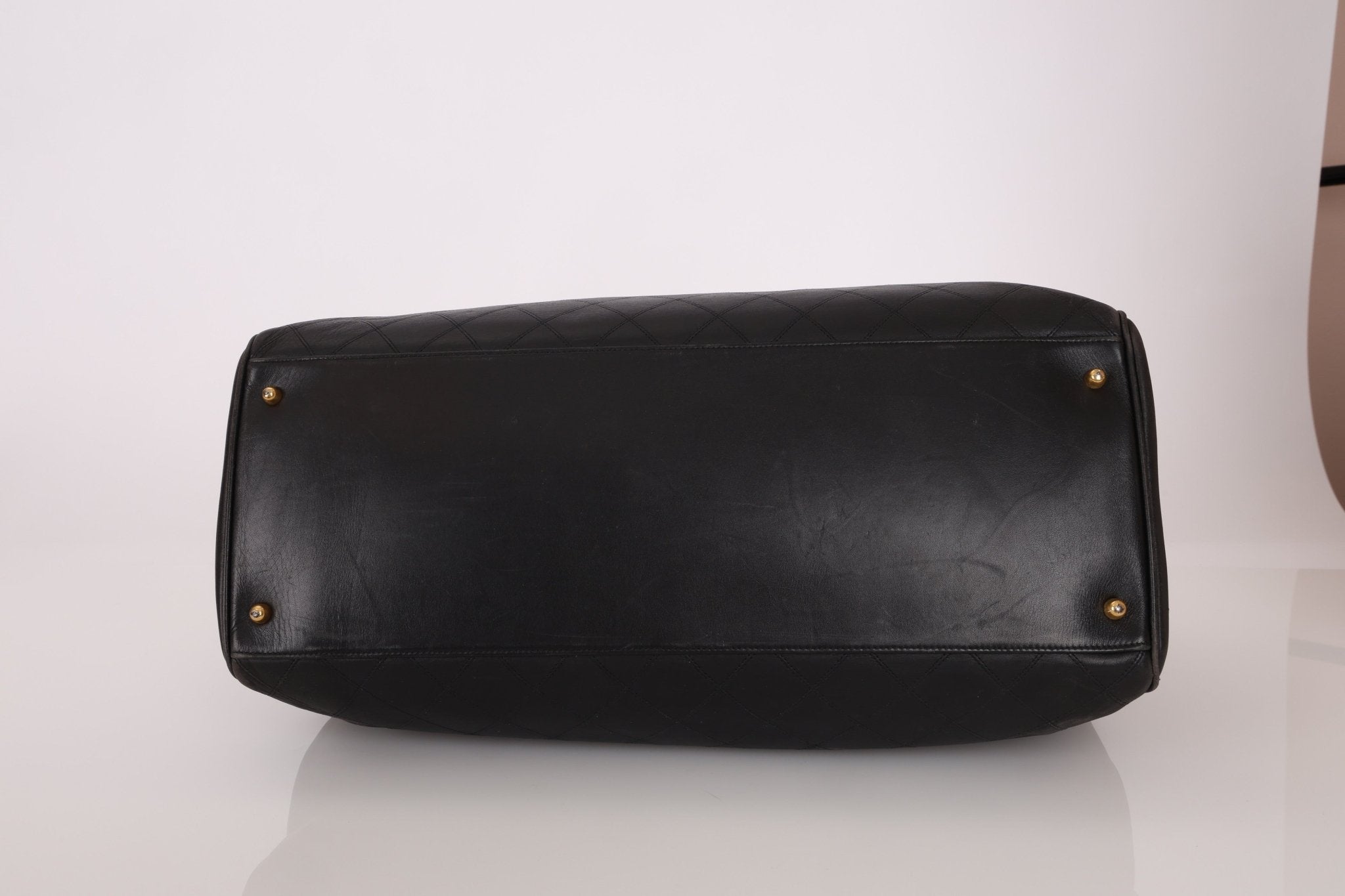 Rare Chanel 1996 Lambskin Supermodel XL Tote - FashioNica