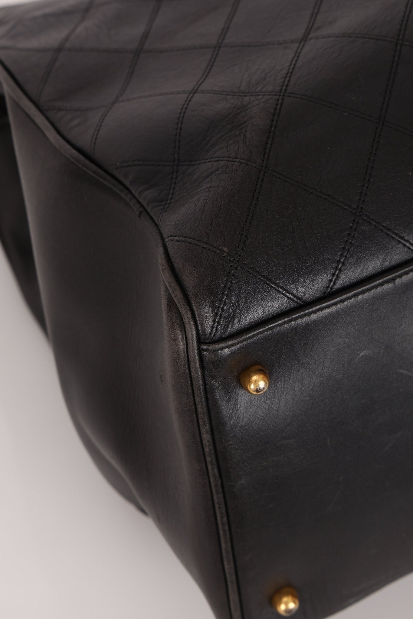 Rare Chanel 1996 Lambskin Supermodel XL Tote - FashioNica