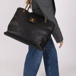 Rare Chanel 1996 Lambskin Supermodel XL Tote - FashioNica