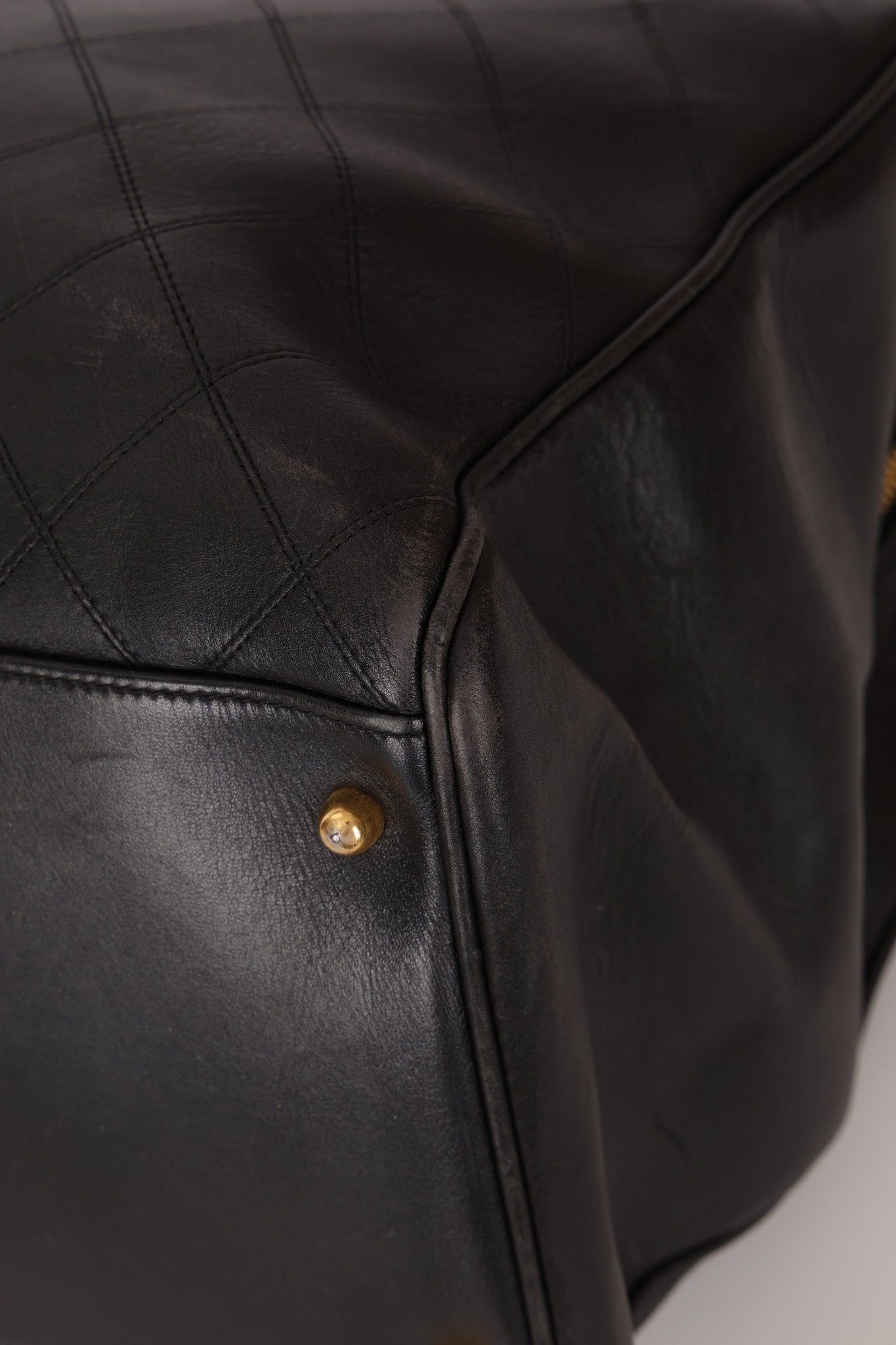 Rare Chanel 1996 Lambskin Supermodel XL Tote - FashioNica