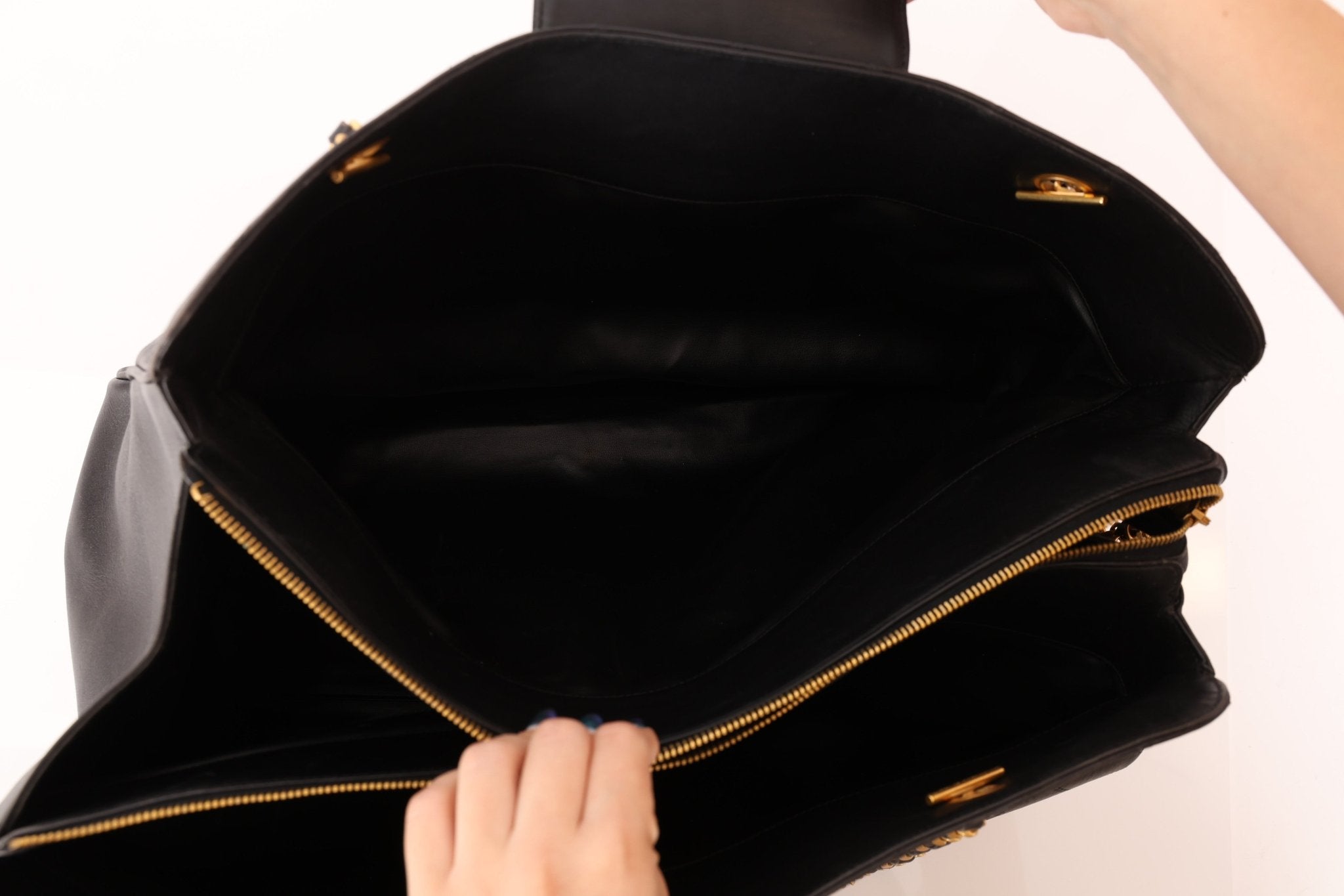 Rare Chanel 1996 Lambskin Supermodel XL Tote - FashioNica