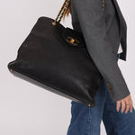 Rare Chanel 1996 Lambskin Supermodel XL Tote - FashioNica