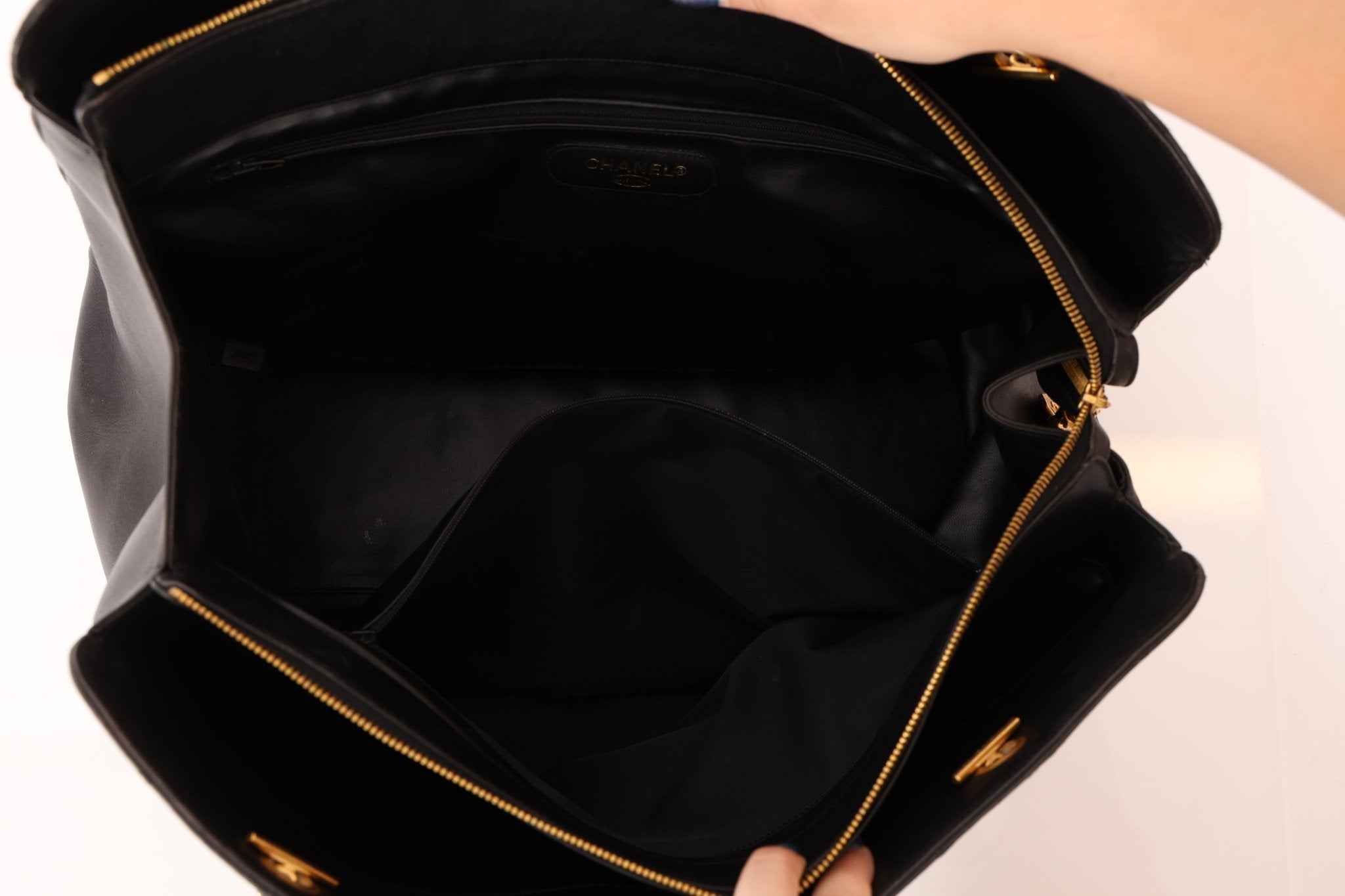 Rare Chanel 1996 Lambskin Supermodel XL Tote - FashioNica