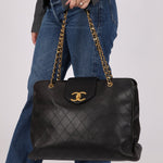 Rare Chanel 1996 Lambskin Supermodel XL Tote - FashioNica