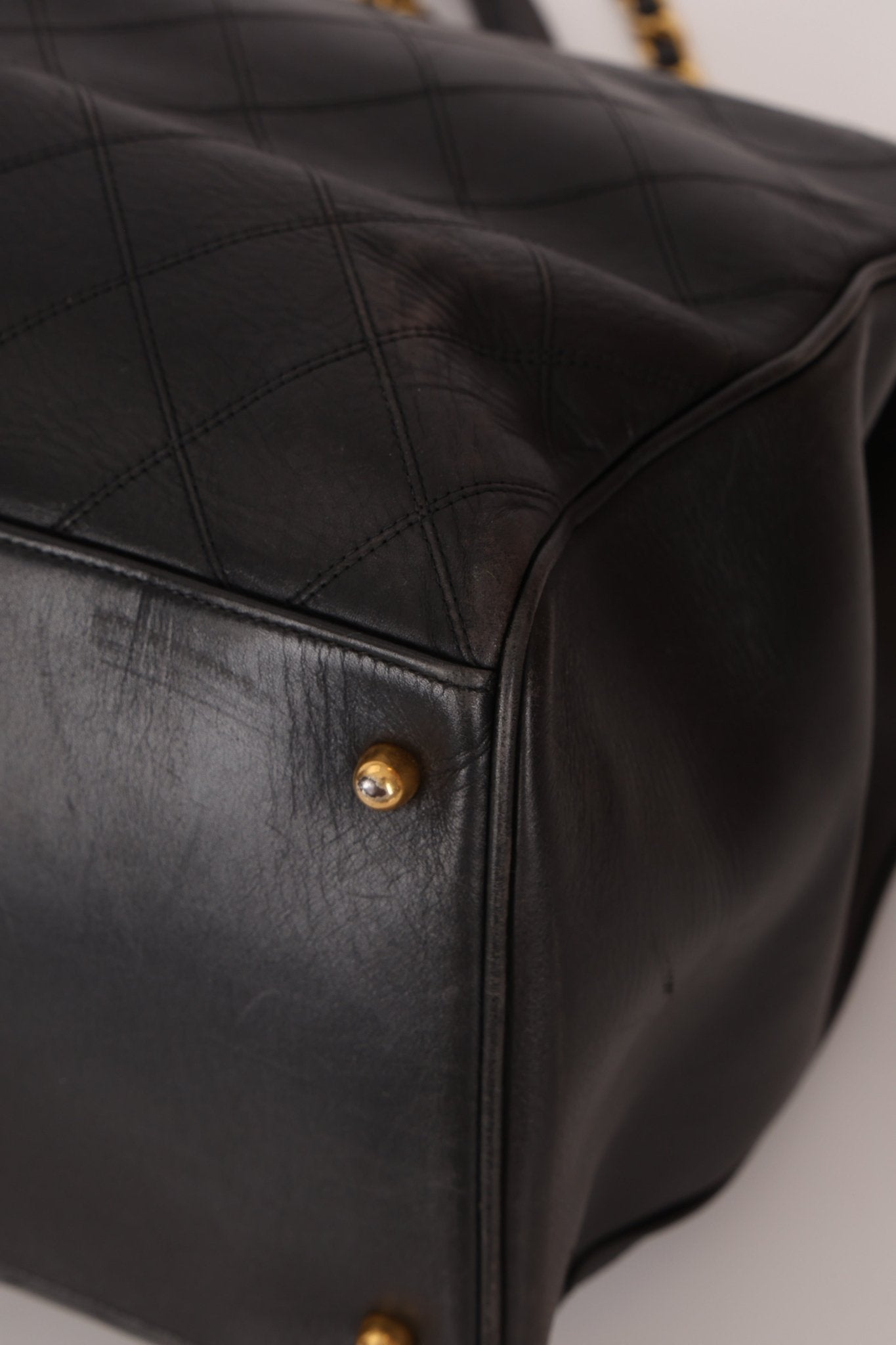 Rare Chanel 1996 Lambskin Supermodel XL Tote - FashioNica