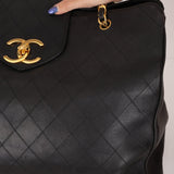 Rare Chanel 1996 Lambskin Supermodel XL Tote - FashioNica