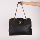 Rare Chanel 1996 Lambskin Supermodel XL Tote - FashioNica
