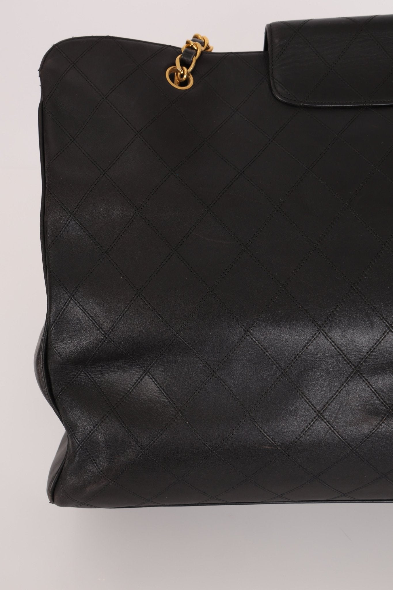 Rare Chanel 1996 Lambskin Supermodel XL Tote - FashioNica